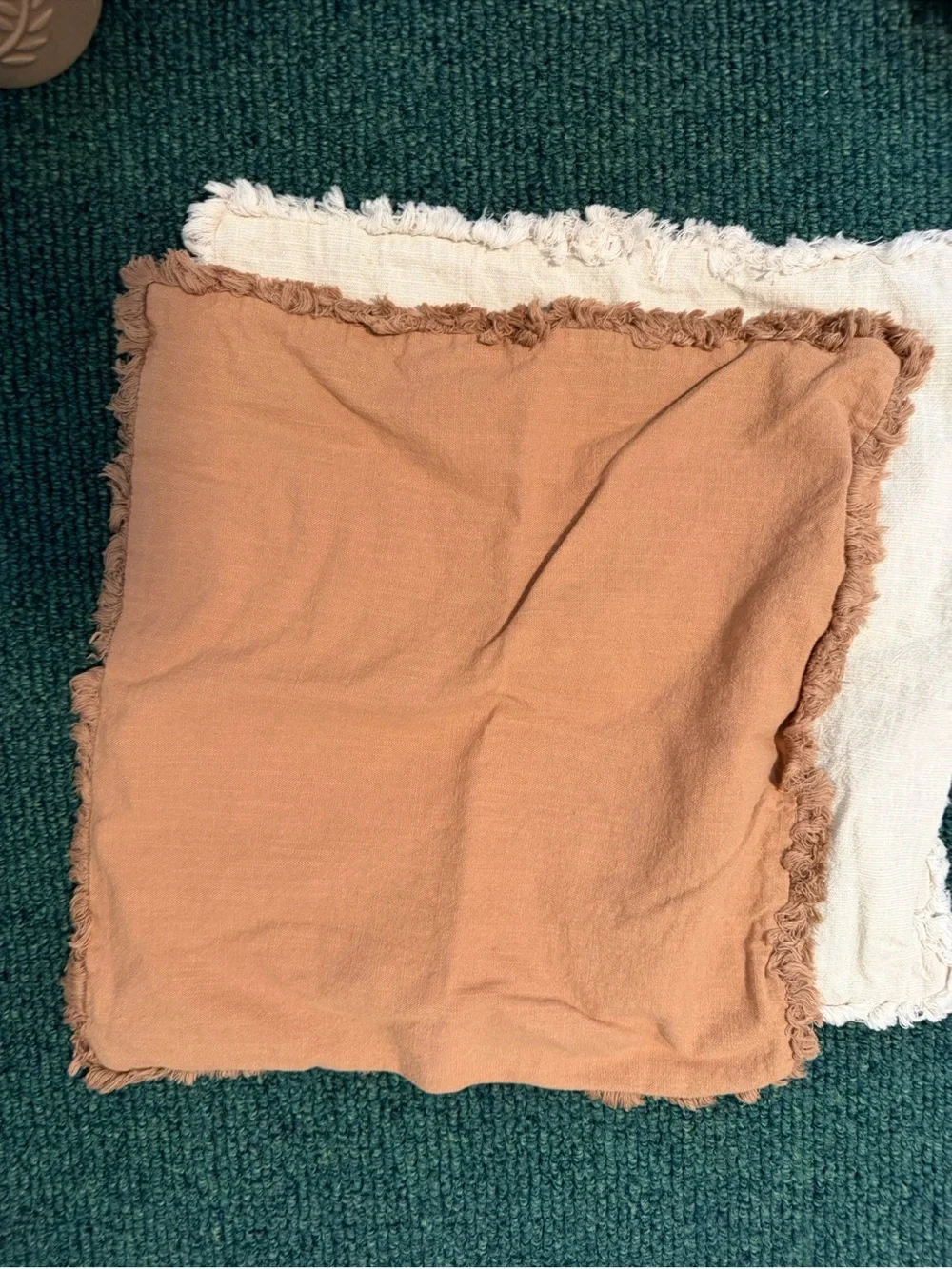 Various colors -  Fringe Throw Pillow and Covers
